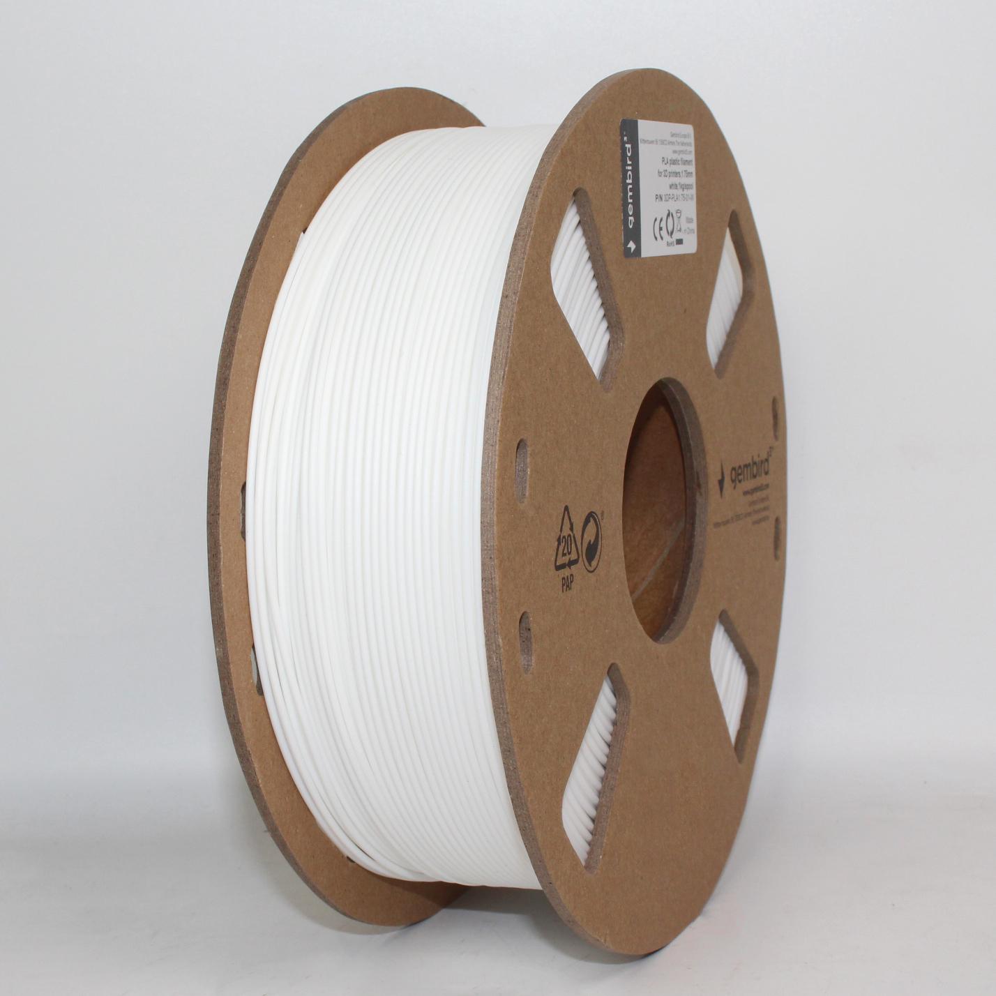 Hochgeschwindigkeits-PLA Weiß, 1,75 mm, 1 kg