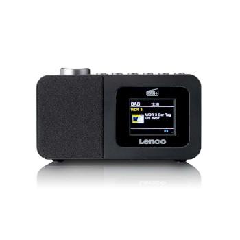 DAB+/FM-Radiowecker mit Farbdisplay, Sleeptimer und Doppel- - Lenco