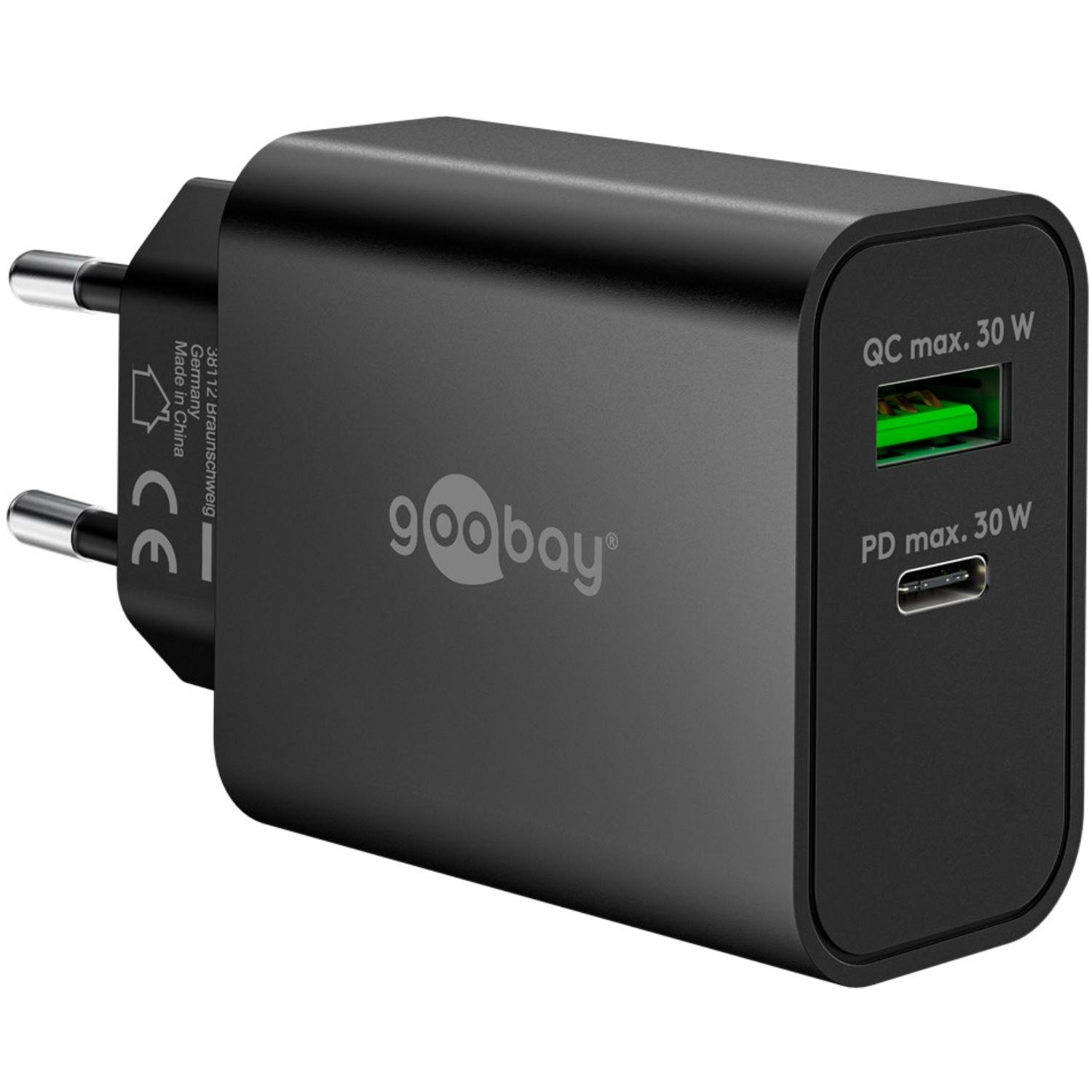 USB-C + USB-A Schnellladegerät 30W