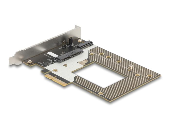 Delock PCI Express 4.0 x4 Karte zu 1 x NVMe M.2 Key M 110 mm oder U.2 Steckplatz