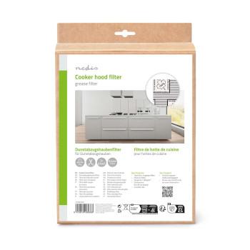 Fettfilter für Dunstabzugshaube 57 x 47 cm Austauschindikator Maßgeschneidert - Nedis