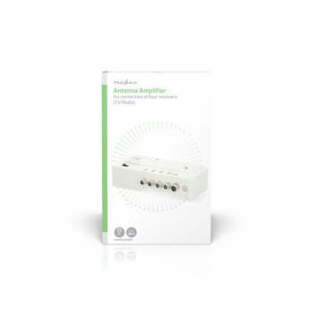 CATV-Verstärker Verstärkung: 20 dB 47 - 694 MHz Ausgänge: 4 - Nedis