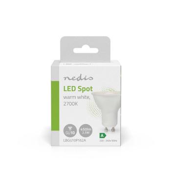 LED-Lampe GU10 Spot 2,5 W 450 lm 2700 K Warmweiß Retrostil 1 - Nedis