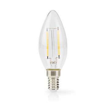 LED-Filamentlampe E14 Kerze 2,2 W 470 lm 2700 K Warmweiß - Nedis