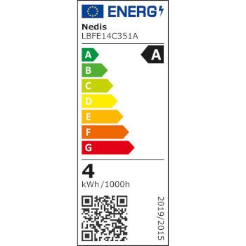 LED-Filamentlampe E14 Kerze 2,2 W 470 lm 2700 K Warmweiß - Nedis