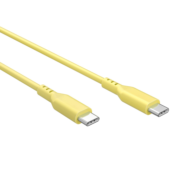 USB-C™ Silikonkabel, 1,5 m, gelb