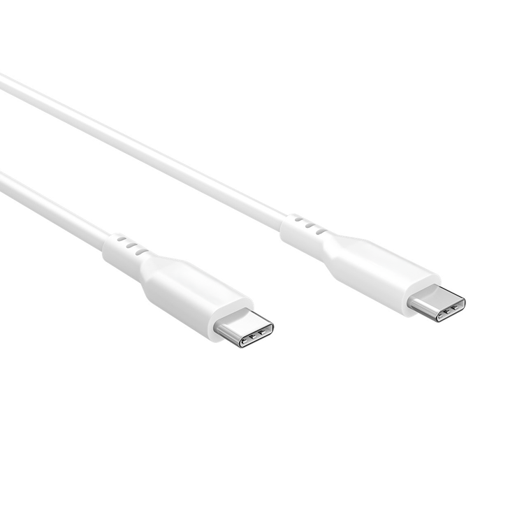 USB-C™ Silikonkabel, 1,5 m, weiß - Goobay