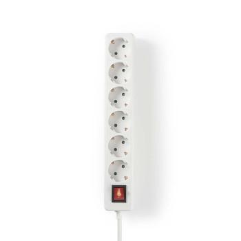 Steckdosenleiste Schutzkontakt-Stecker / Typ F (CEE 7/7) 6-fach 1,50 m - Nedis