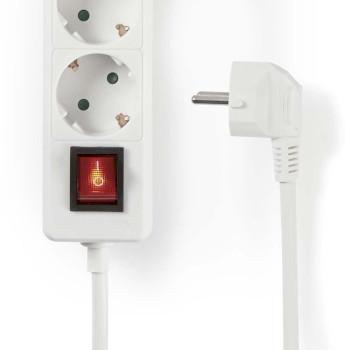 Steckdosenleiste Schutzkontakt-Stecker / Typ F (CEE 7/7) 6-fach 1,50 m - Nedis