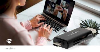 Kartenleser microSD (TF) / microSDHC (TF) / microSDXC (TF) / SD / SDHC / - Nedis