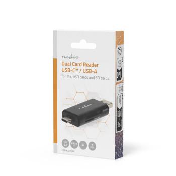 Kartenleser microSD (TF) / microSDHC (TF) / microSDXC (TF) / SD / SDHC / - Nedis