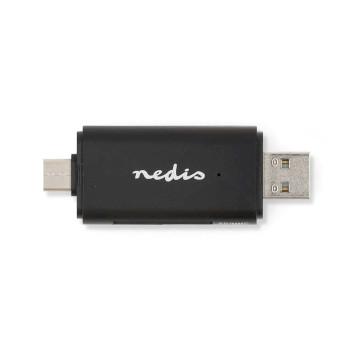 Kartenleser microSD (TF) / microSDHC (TF) / microSDXC (TF) / SD / SDHC / - Nedis