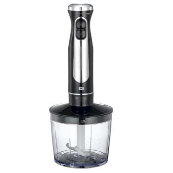 Stabmixer mit Zerkleinerer und Mixbecher 600W Schwarz / Edelstahl - MELISSA