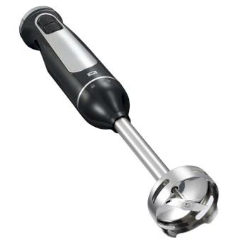 Stabmixer mit Zerkleinerer und Mixbecher 600W Schwarz / Edelstahl - MELISSA