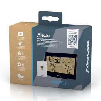 Wetterstation mit drahtlosem Sensor Schwarz - Alecto