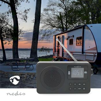 FM-Radio Tragbares Modell FM Akku-betrieben / USB-betrieben Digital 2 - Nedis