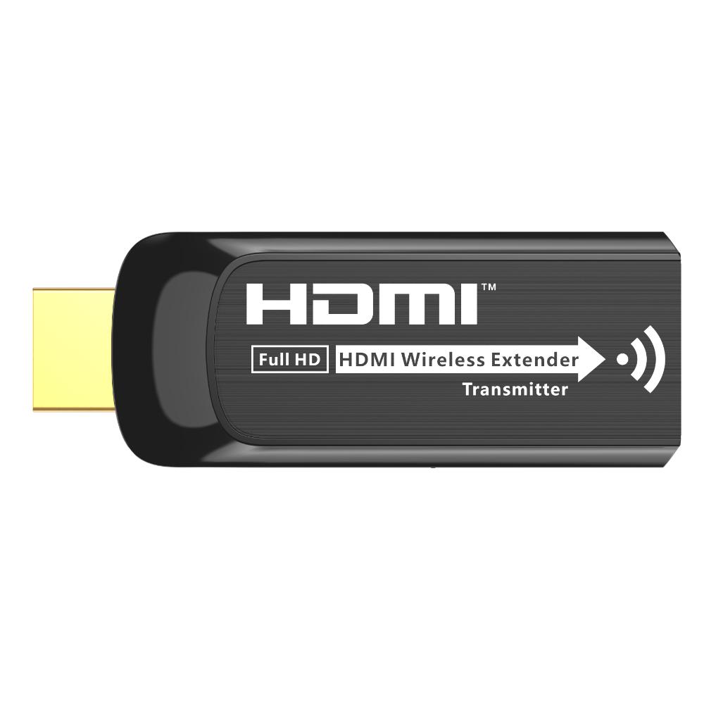 Draadloze HDMI Extender • Merk: Allteq • Product: Draadloze HDMI Extender • Model: LK433MINI-AK • Zender in: 1 x HDMI male • Zender uit: Wireless HDMI • Ontvanger in: USB A female (voeding) • Ontvanger uit: 1 x HDMI male • Voeding: Micro-USB female (5V DC) • Materiaal behuizing: metaal • Kleur: zwart • Max. resolutie: 1080p Full HD • Max. draadloos bereik: 20 meter • Bedrijfstemperatuur: -20C tot 60C • Afmetingen: 71.4 x 25.9 x 11.1 mm • Gewicht: 9 kg Allteq Wireless HDMI Extender De Allteq Wireless HDMI Extender maakt het mogelijk om een HDMI-signaal draadloos te verzenden over een afstand tot 20 meter. Dit is ideaal wanneer het niet mogelijk of wenselijk is om een HDMI-kabel te trekken, bijvoorbeeld in vergaderruimtes, kantoren of thuisbioscopen. De zender wordt eenvoudig aangesloten op het bronapparaat via HDMI, waarna het signaal draadloos wordt doorgestuurd naar de ontvanger die rechtstreeks in de HDMI-ingang van het scherm of de projector gaat. Dankzij de compacte en stevige metalen behuizing in zwarte uitvoering is de extender duurzaam en betrouwbaar in gebruik. Eigenschappen van het product De extender ondersteunt resoluties tot 1080p Full HD, zodat zowel beeld als geluid in hoge kwaliteit draadloos kunnen worden overgebracht. Het systeem is plug-and-play en vereist geen ingewikkelde installatie of software. Met afmetingen van slechts 71.4 x 25.9 x 11.1 mm is de extender zeer compact en daardoor eenvoudig te plaatsen, zelfs in beperkte ruimtes. De werktemperatuur van -20C tot 60C garandeert betrouwbare prestaties onder uiteenlopende omstandigheden. Kenmerken • Draadloze overdracht van HDMI-signaal tot 20 meter • Ondersteunt resoluties tot 1080p Full HD • Compact ontwerp met stevige metalen behuizing • Plug-and-play: geen installatie van software nodig Technische informatie De zender is voorzien van een HDMI male ingang en stuurt het signaal draadloos door naar de ontvanger. De ontvanger heeft een HDMI male uitgang die direct in een televisie, monitor of projector geplaatst kan worden. Voor de voeding van zowel de zender als de ontvanger wordt gebruikgemaakt van een Micro-USB aansluiting (DC 5V). Met zijn compacte formaat, solide constructie en draadloze functionaliteit biedt de Allteq Wireless HDMI Extender een praktische oplossing voor hoogwaardige A/V toepassingen zonder kabels. - Allteq