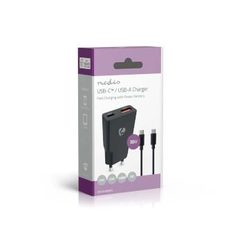 Ladegerät 30 W GaN PD3.0 30W Schnellladefunktion 1.5 / 2.0 / 2.5 / - Nedis