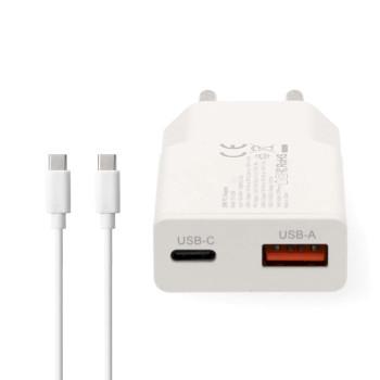 Ladegerät 20 W GaN PD3.0 Schnellladefunktion 1.5 / 2.0 / 2.22 / 3.0 A - Nedis