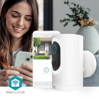 SmartLife Außenkamera Wi-Fi Spotlight 3MP Full HD 1296p - Nedis