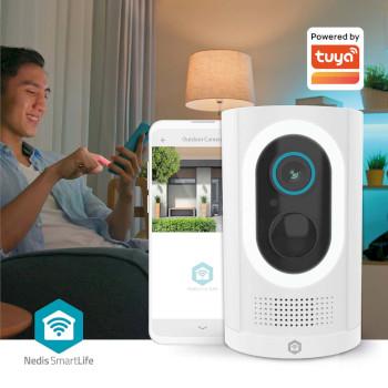 SmartLife Außenkamera Wi-Fi Spotlight 3MP Full HD 1296p - Nedis