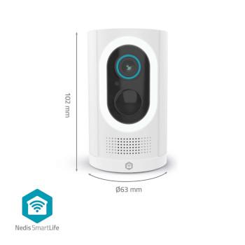 SmartLife Außenkamera Wi-Fi Spotlight 3MP Full HD 1296p - Nedis