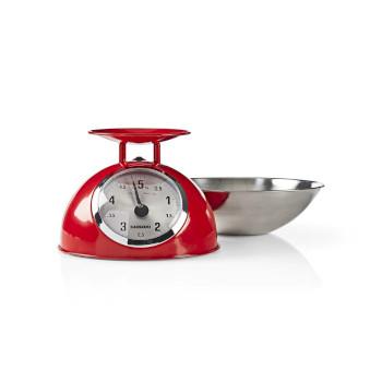 Retro Küchenwaage Analog Metallgehäuse Abnehmbare Schüssel - MELISSA