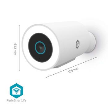 SmartLife Außenkamera Wi-Fi Spotlight 3MP Full HD 1296p - Nedis
