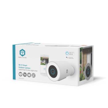 SmartLife Außenkamera Wi-Fi Spotlight 3MP Full HD 1296p - Nedis