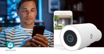 SmartLife Außenkamera Wi-Fi Spotlight 3MP Full HD 1296p - Nedis