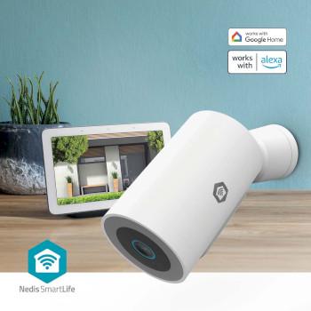 SmartLife Außenkamera Wi-Fi Spotlight 3MP Full HD 1296p - Nedis