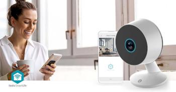 SmartLife Innenkamera Wi-Fi 3MP Full HD 1296p Cloud-Speicher - Nedis