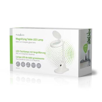Tischlupe Linsenstärke: 3 + 12 Dioptrien 6500 K 6 W 400 lm Weiß - Nedis