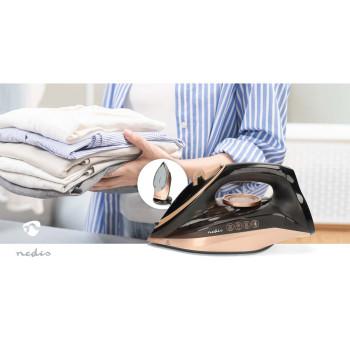 Dampfbügeleisen 2200 W 20 g/m Dampfstoß Edelstahl 260 l - Nedis