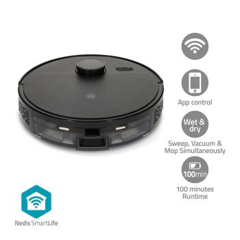 SmartLife Roboterstaubsauger Laser Navigation Wi-Fi Kapazität - Nedis