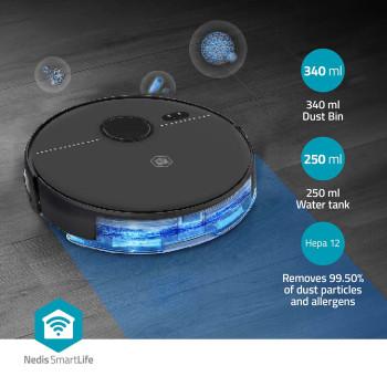 SmartLife Roboterstaubsauger Laser Navigation Wi-Fi Kapazität - Nedis