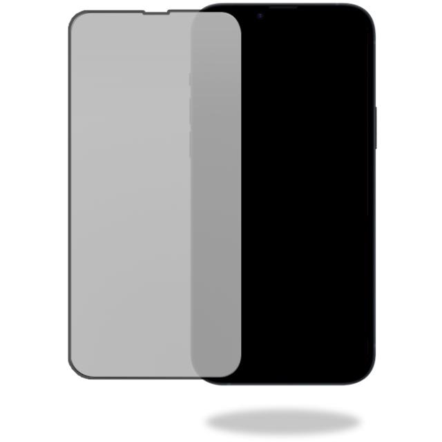 Mobilize Privacy Glass Screen Protector - Black Frame - for Apple iPhone - Mobilize