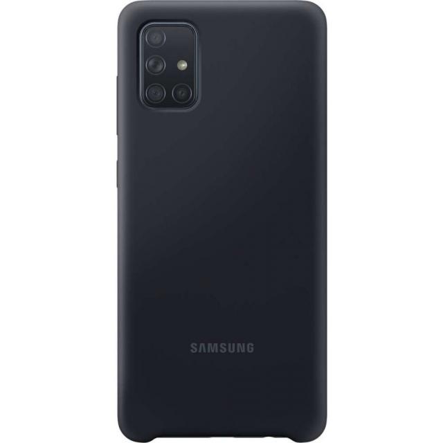 EF-PA715TBEGEU Samsung Silicone Cover Galaxy A71 Black - Samsung