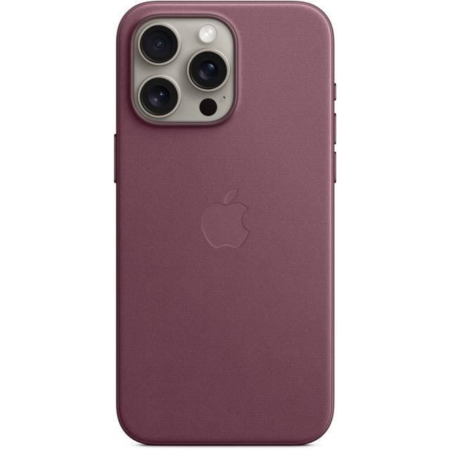 MT4X3ZM/A Apple FineWoven Case with MagSafe iPhone 15 Pro Max Mulberry - Apple