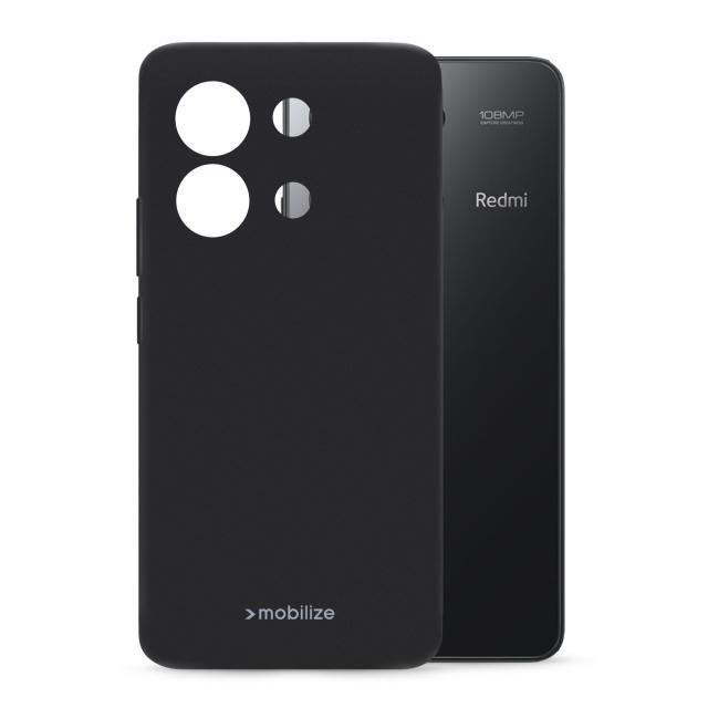 Mobilize Rubber Gelly Case Xiaomi Redmi Note 13 4G Matt Black - Mobilize