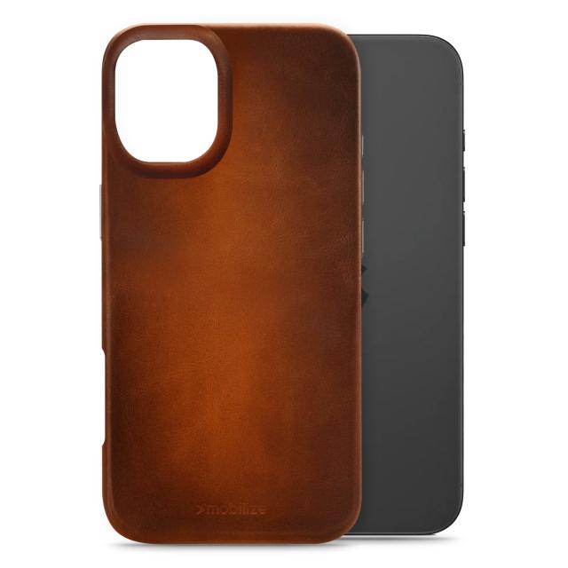 Mobilize Magsafe Compatible Premium Leather Case Apple iPhone 16 Plus - Mobilize
