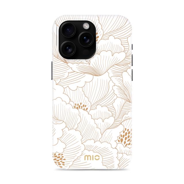 MIO White Roses Magsafe Compatible for iPhone 16 Pro Max - MIO by Mobilize