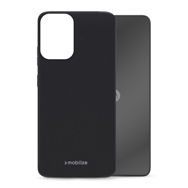 Mobilize Rubber Gelly Case Motorola Moto E14 4G Matt Black - Mobilize