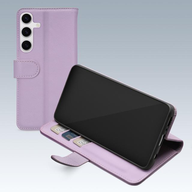 Mobilize Premium Gelly Wallet Book Case Samsung Galaxy S24 FE Purple - Mobilize
