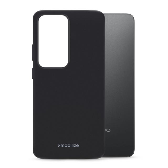 Mobilize Rubber Gelly Case OPPO A80 5G Matt Black - Mobilize