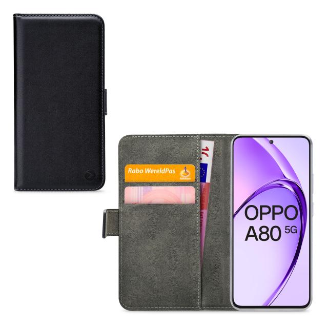 Mobilize Classic Gelly Wallet Book Case OPPO A80 5G Black - Mobilize