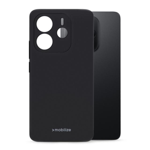 Mobilize Rubber Gelly Case Xiaomi Redmi Note 14 4G Matt Black - Mobilize