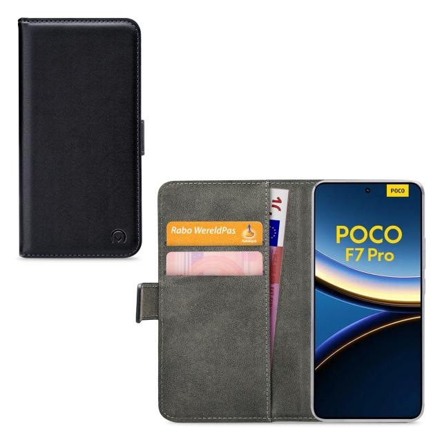 Mobilize Classic Gelly Wallet Book Case Xiaomi Poco F7 Pro Black - Mobilize