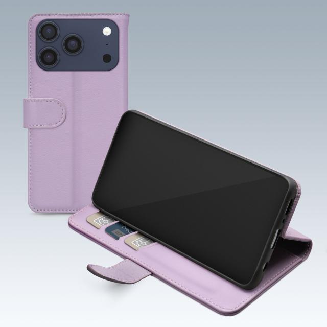 Mobilize Premium Gelly Wallet Book Case Apple iPhone 17 Pro Purple - Mobilize