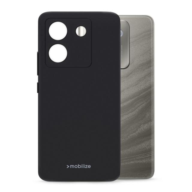 Mobilize Rubber Gelly Case Xiaomi Poco M7 Pro 5G Matt Black - Mobilize